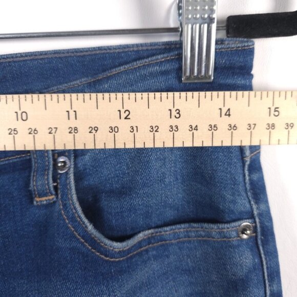 PISTOLA Jeans Raw Hem‎ Skinny High Rise Crop STYLE P6617SSJ-CTL Size 28 - Picture 8 of 12